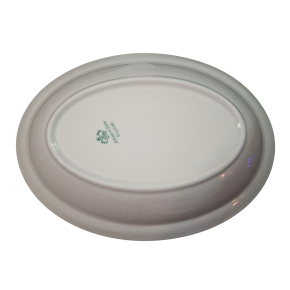 Johnson Brothers England white and Gold trimmed  serving bowl 10 " - Picture 2 of 3